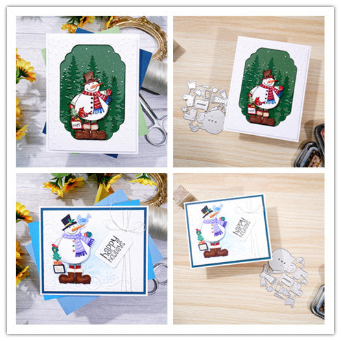 Tutorial: Improving skills with creating snowman cards