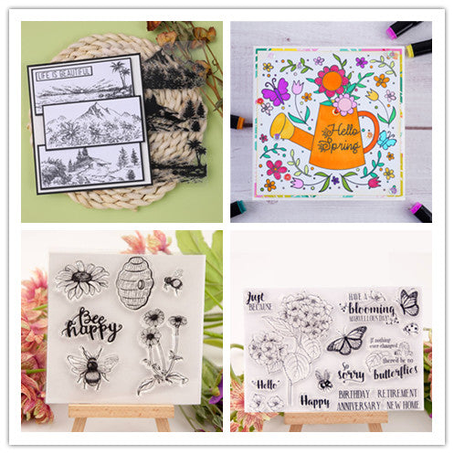 Create projects with clear stamps