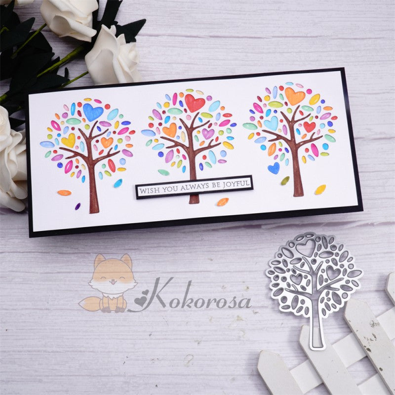 Kokorosa Metal Cutting Dies with Cute Lush Tree