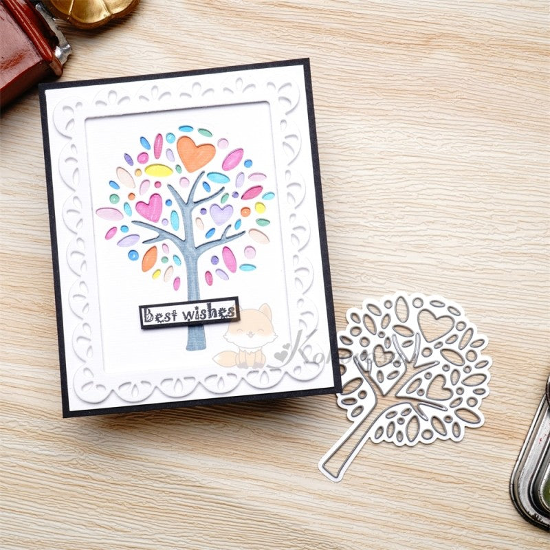 Kokorosa Metal Cutting Dies with Cute Lush Tree