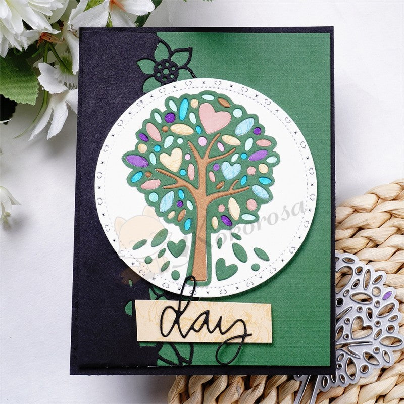 Kokorosa Metal Cutting Dies with Cute Lush Tree