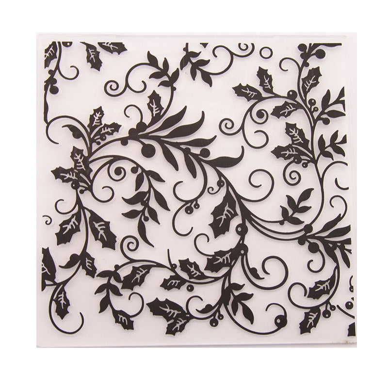 Kokorosa Vines Pattern Plastic Embossing Folder