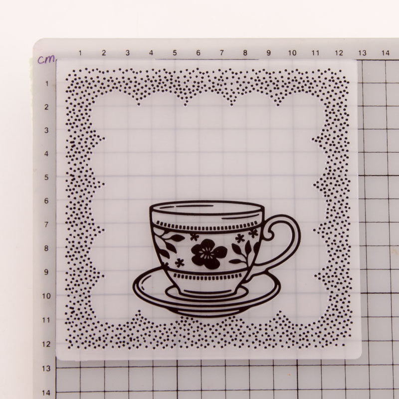 Kokorosa Cup Plastic Embossing Folder