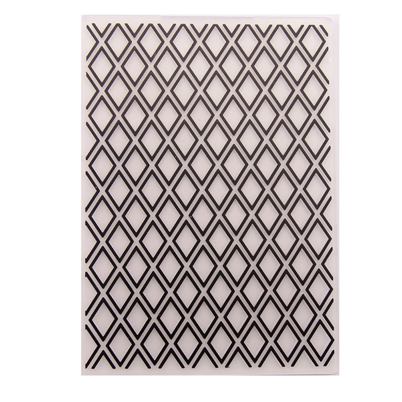 Kokorosa Diamond Plastic Embossing Folder