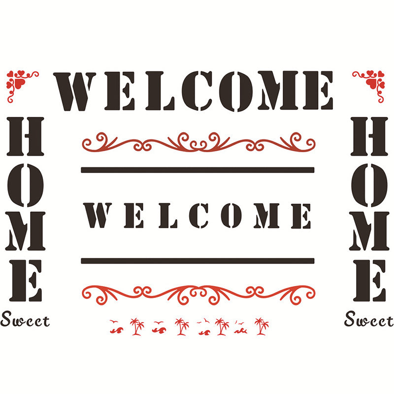 Kokorosa Welcome Sets DIY Painting Hollow Stencil