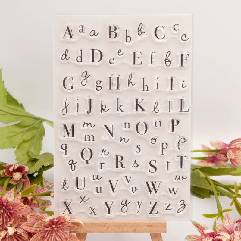 Kokorosa 26 Alphabet Clear Stamps