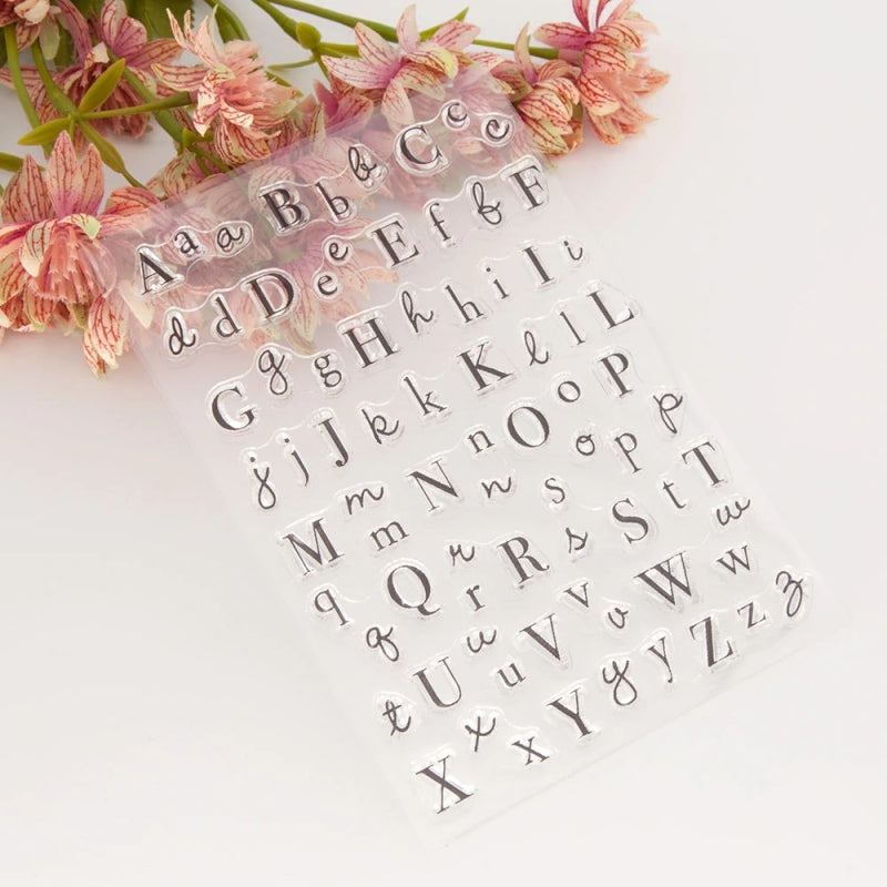 Kokorosa 26 Alphabet Clear Stamps