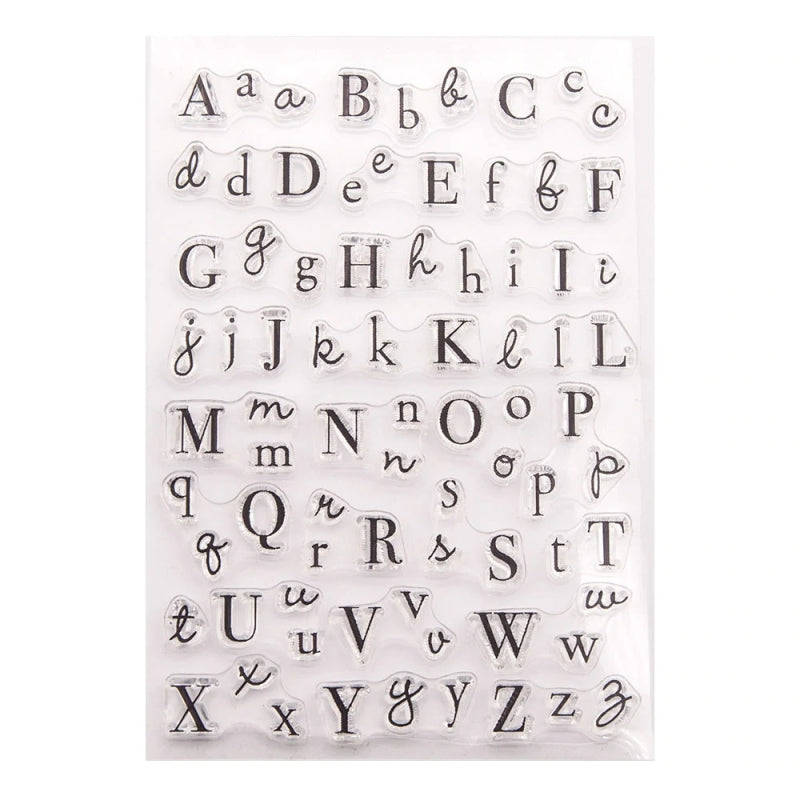 Kokorosa 26 Alphabet Clear Stamps