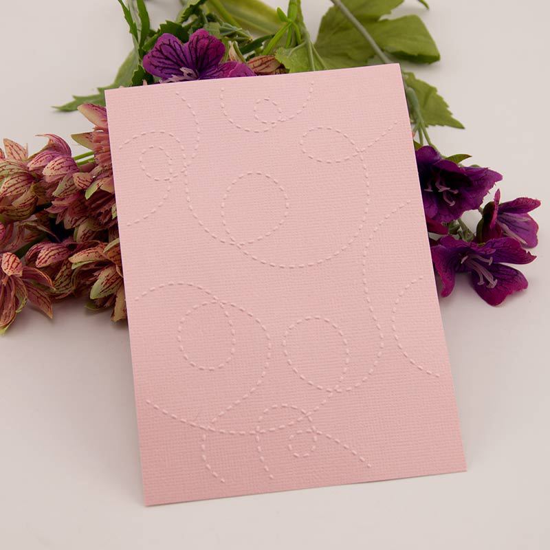 Kokorosa Twisty Imaginary Line Plastic Embossing Folder