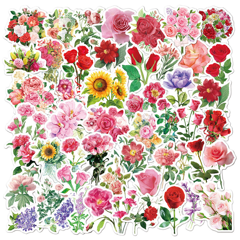 Kokorosa Beautiful Garden Stickers (50pcs)