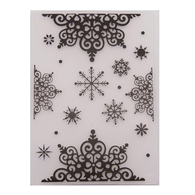 Kokorosa Beautiful Snowflakes in Winter Plastic Embossing Folder