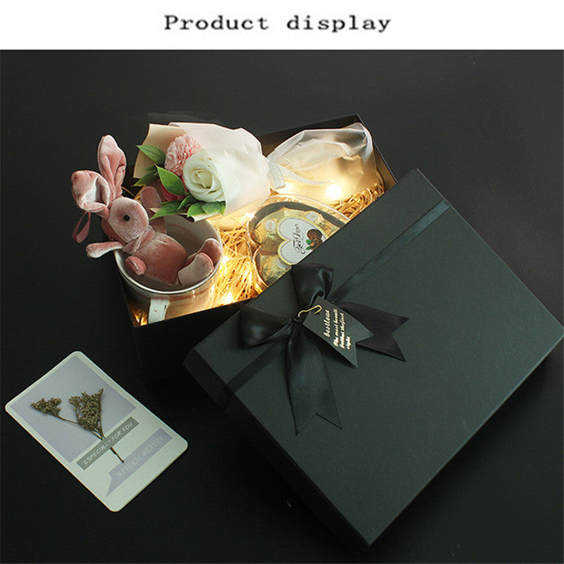 Kokorosa Black Bow Gift Box