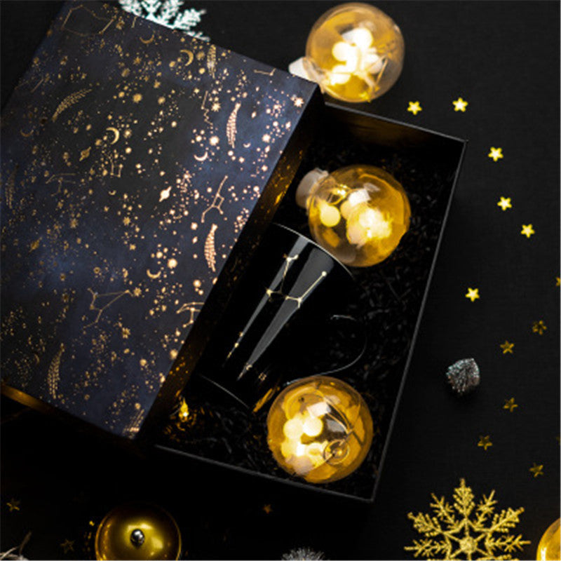 Kokorosa Black Gilt Starry Sky Gift Box