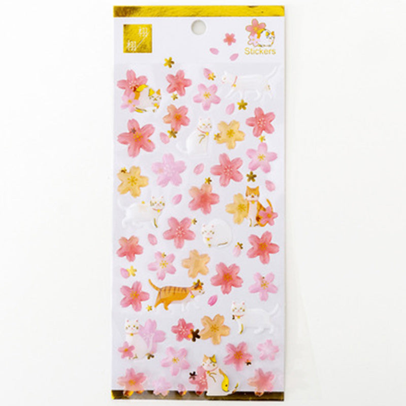 Kokorosa Blooming Cherry Tree Stickers (6 choices)