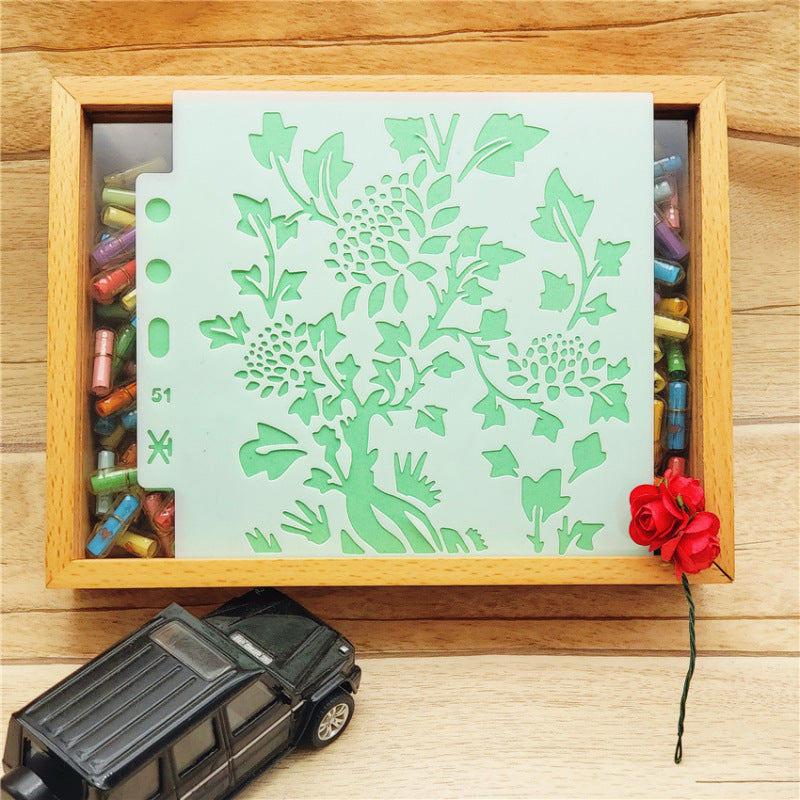 Kokorosa Blooming Flowers Painting Stencils