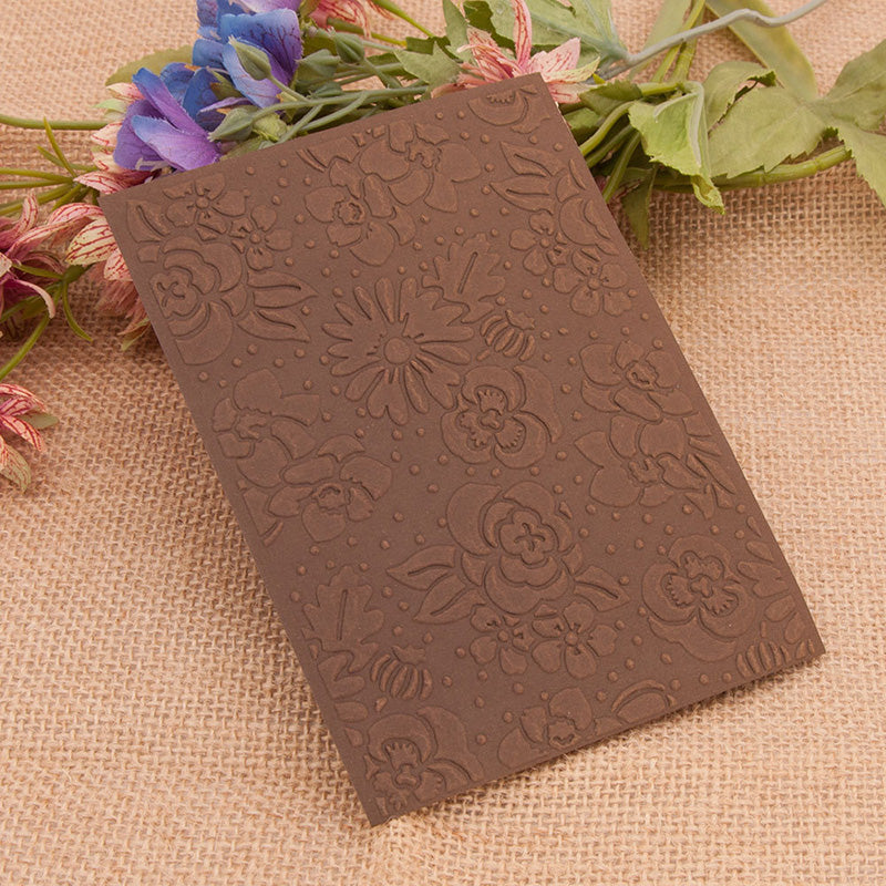 Kokorosa Blooming Flowers Plastic Embossing Folder