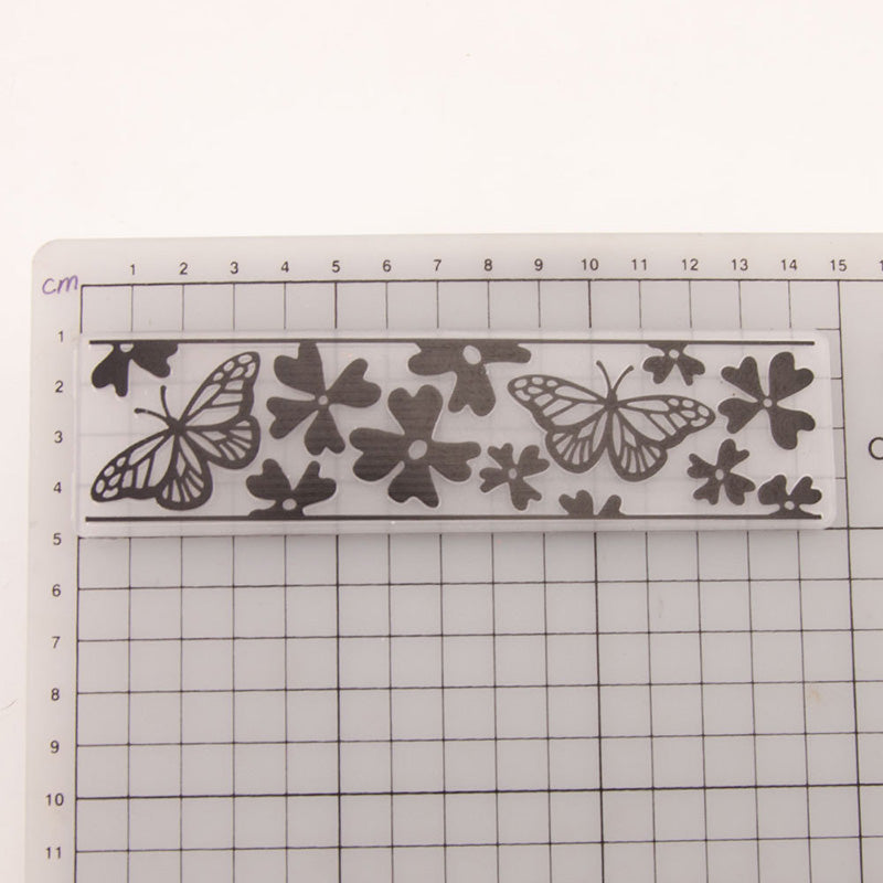 Kokorosa Butterflies and Flowers Plastic Embossing Folder