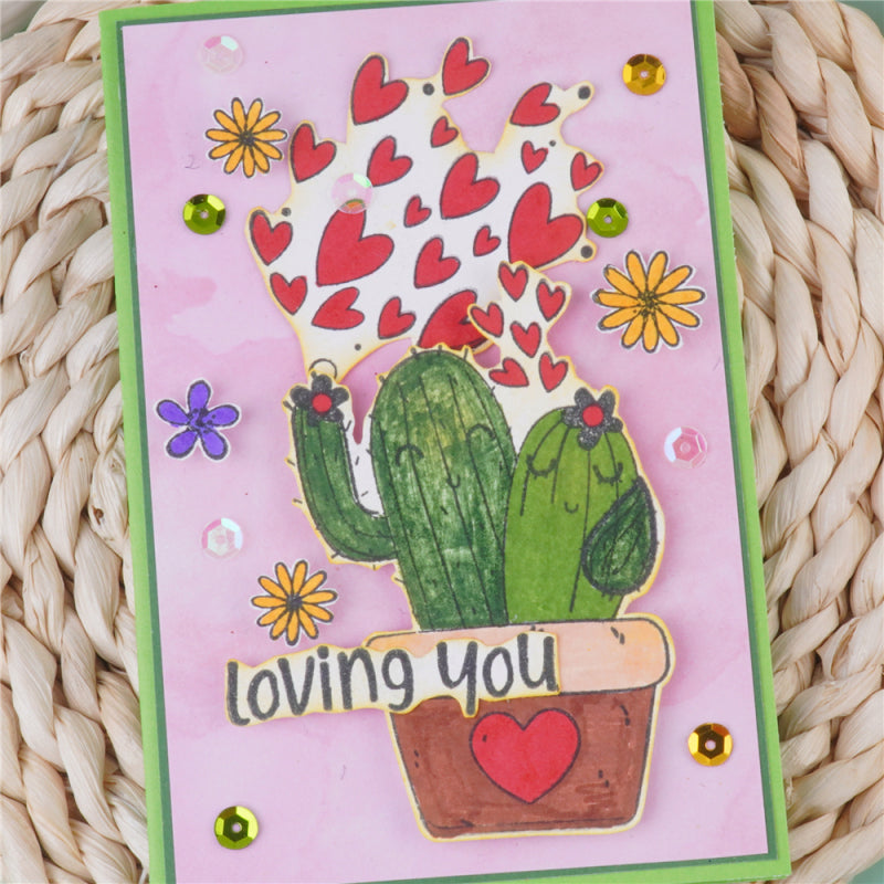 Kokorosa Cactus Clear Stamps