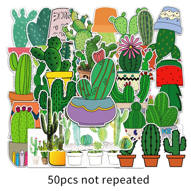 Kokorosa Cactus Stickers (50pcs)