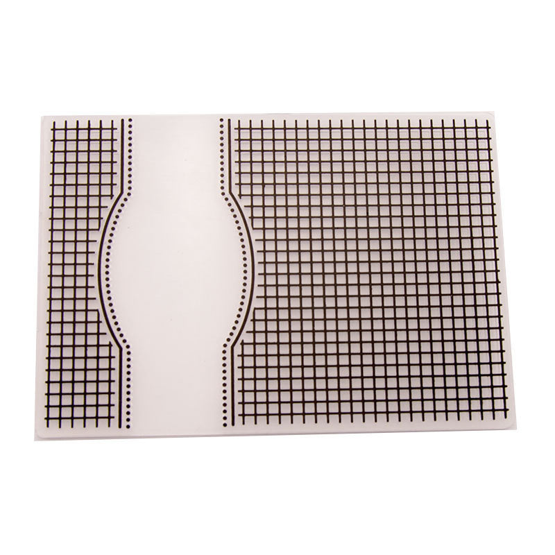 Kokorosa Checkered Background Plastic Embossing Folder