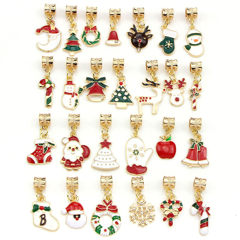 Kokorosa Christmas Ornaments and Beads Drip Alloy Pendant Embellishments