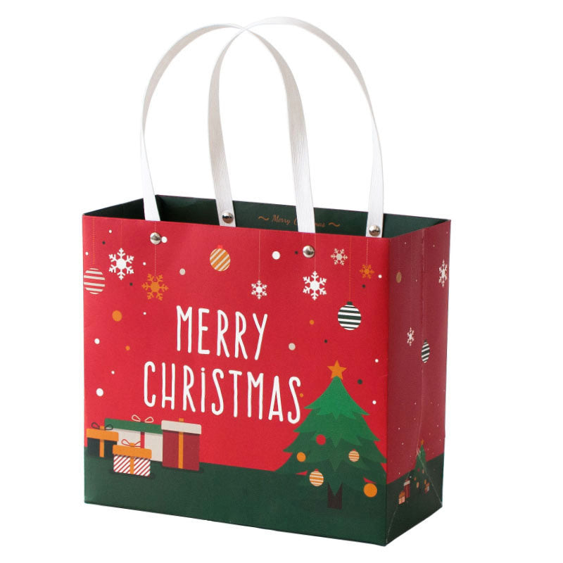 Kokorosa Christmas Red and Green Portable Gift Bags (1 Pcs)