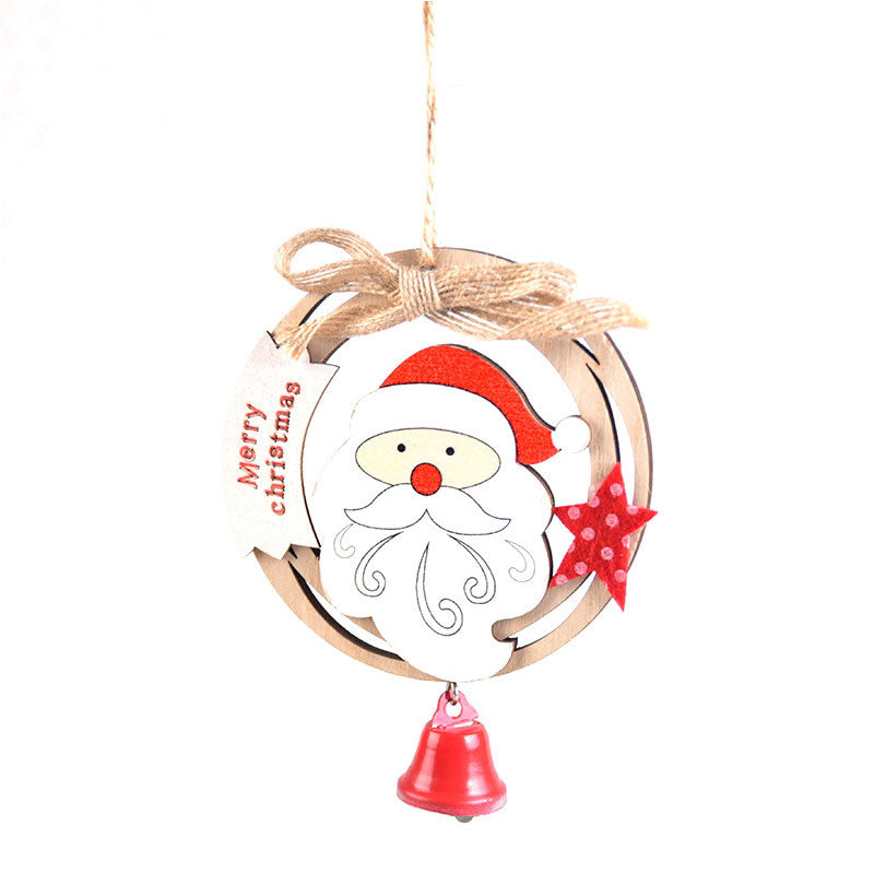 Kokorosa Wooden Decoration Christmas Tree Ornaments Door Pendant