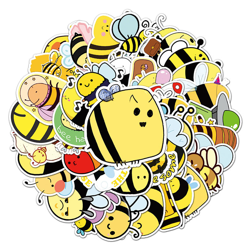 Kokorosa Chubby Bees Stickers (50pcs)