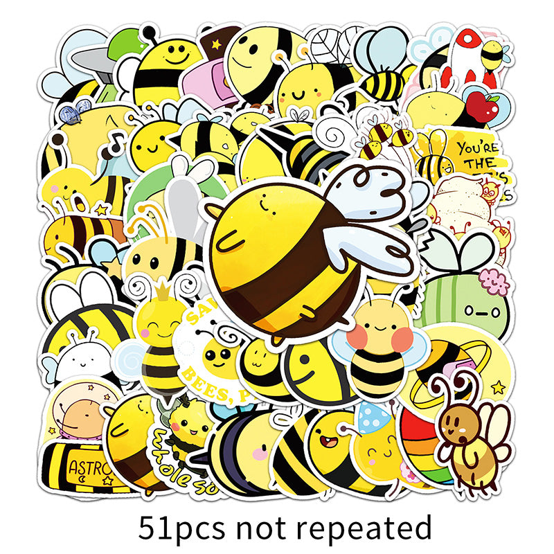 Kokorosa Chubby Bees Stickers (50pcs)