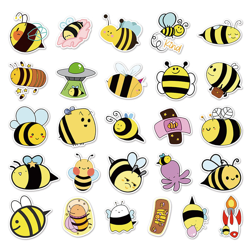 Kokorosa Chubby Bees Stickers (50pcs)