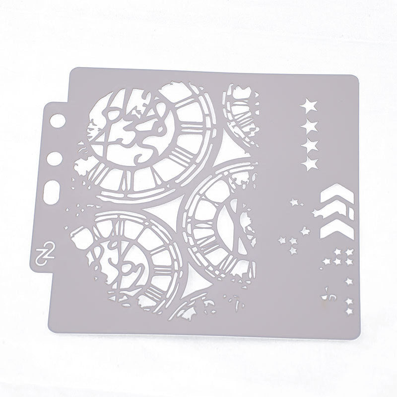 Kokorosa Clock Pattern Painting Stencils