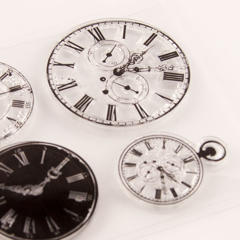 Kokorosa Clocks Clear Stamps