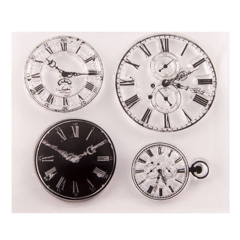 Kokorosa Clocks Clear Stamps