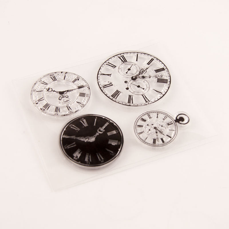 Kokorosa Clocks Clear Stamps