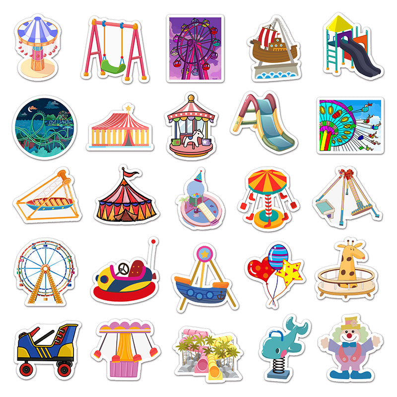 Kokorosa Crazy Playground Stickers (48 pcs)