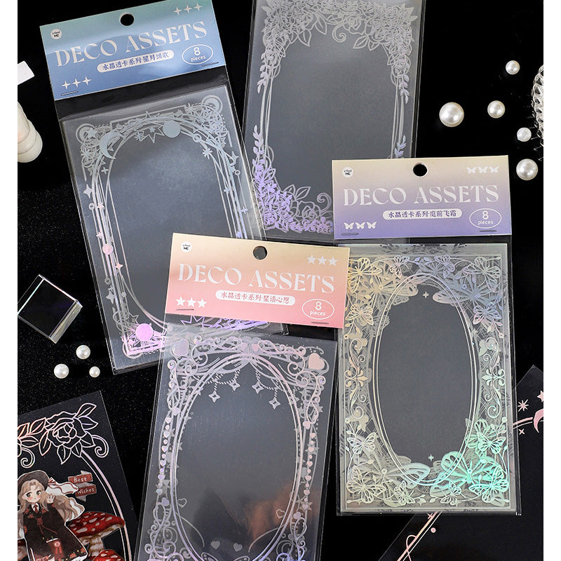 Kokorosa Crystal Series Scrapbook Diy Base Collage Handmade Paper