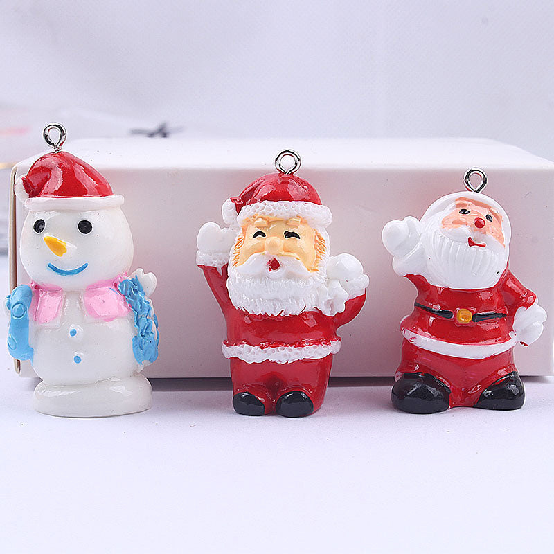 Kokorosa Cute Christmas Resin Accessories DIY Materials（10 Pcs）