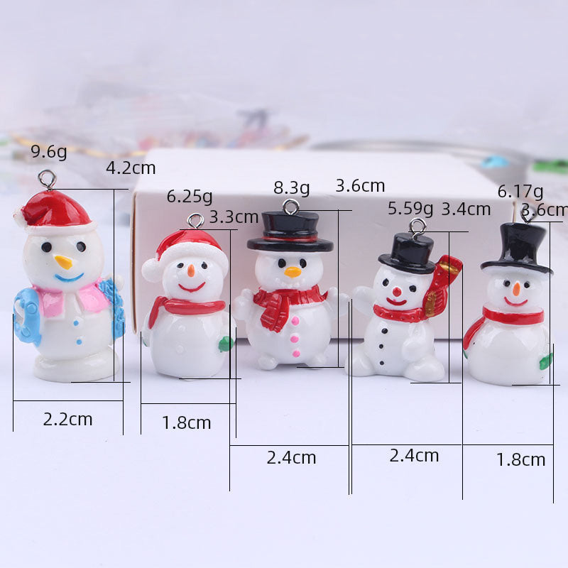 Kokorosa Cute Christmas Resin Accessories DIY Materials（10 Pcs）