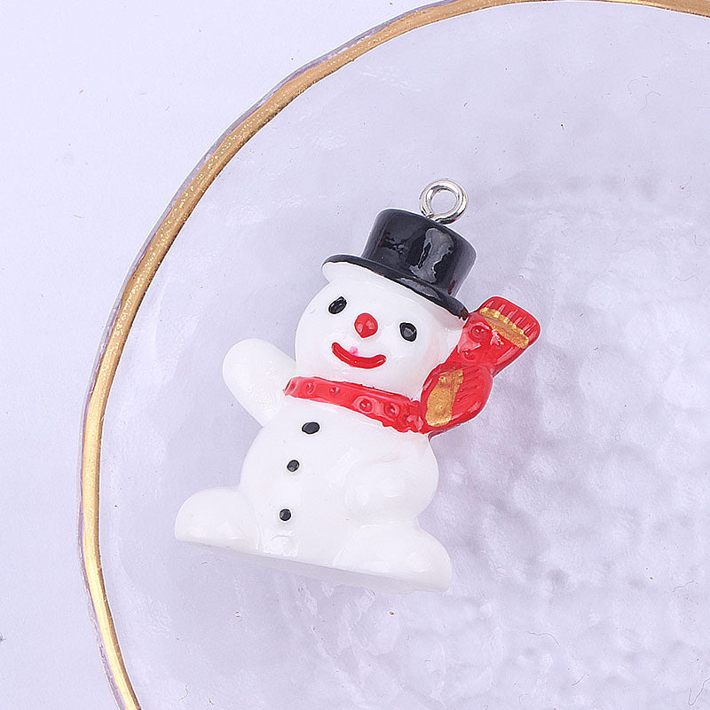 Kokorosa Cute Christmas Resin Accessories DIY Materials（10 Pcs）