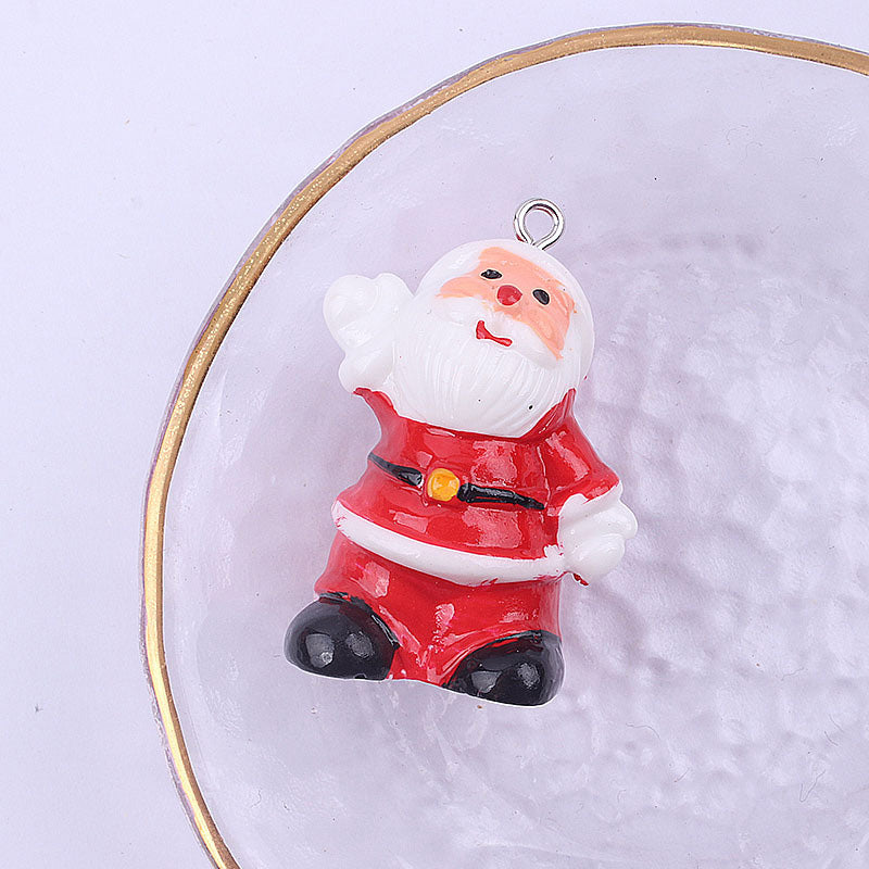 Kokorosa Cute Christmas Resin Accessories DIY Materials（10 Pcs）