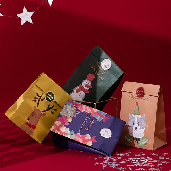Kokorosa Cute Gingerbread Man Portable Gift Bags (6Pcs)