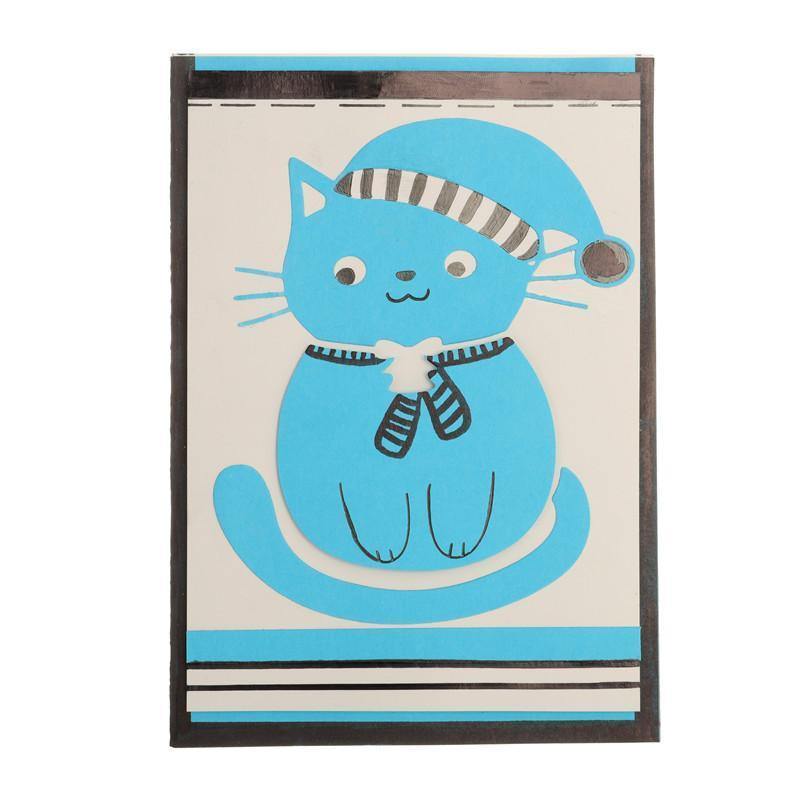 Cute Cat with Hat Metal Cutting Dies - kokorosastudio.com