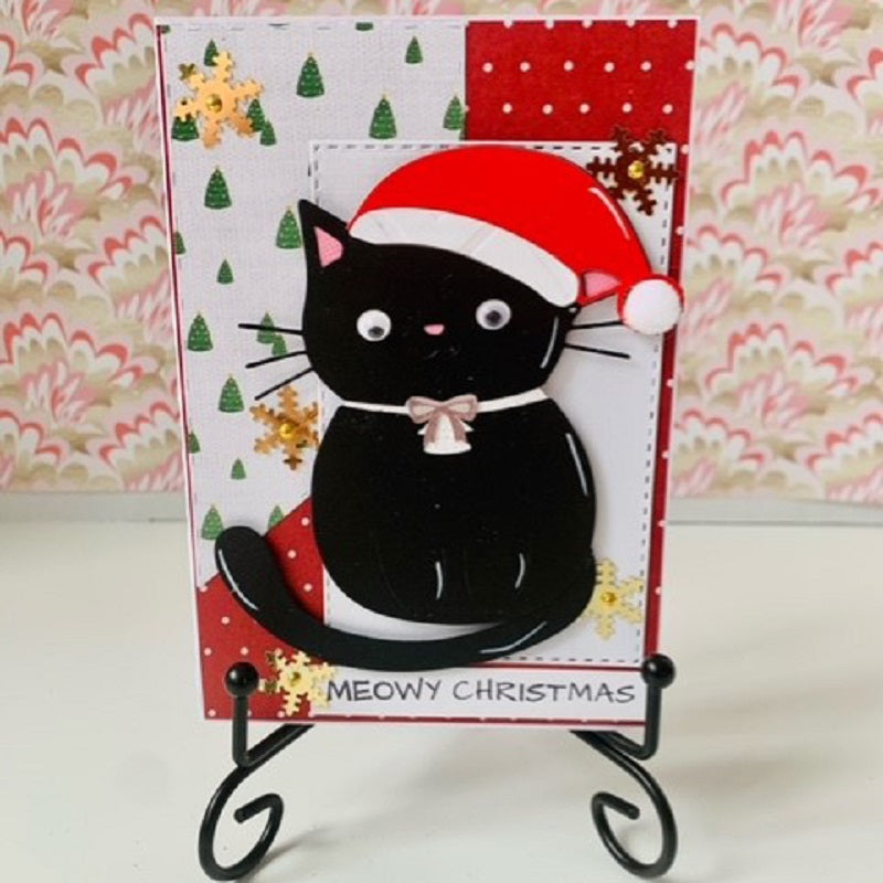 Kokorosa Cute Cat with Hat Metal Cutting Dies