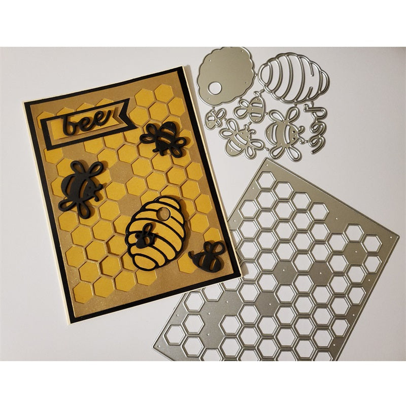 Kokorosa Metal Cutting Dies with Honeycomb Background Board