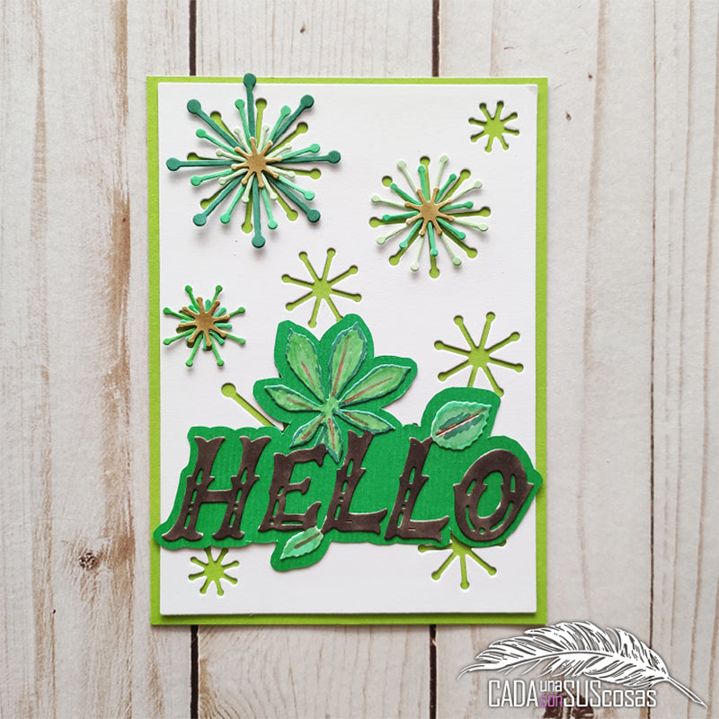 Kokorosa Metal Cutting Dies with Shining Star Snowflake Background Board