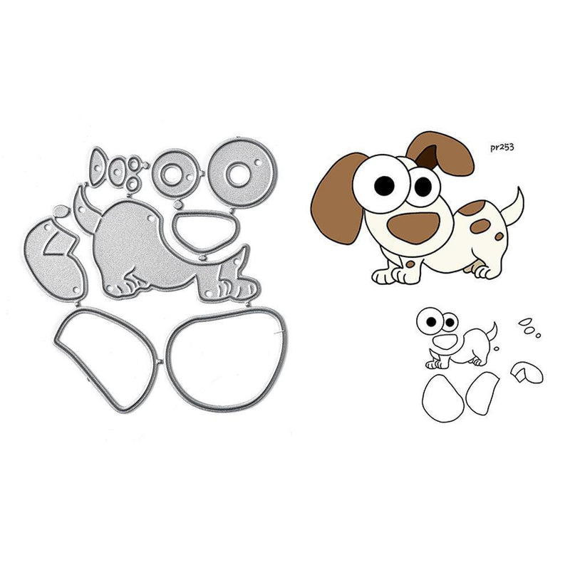 Kokorosa Cute Dog Cutting Dies - kokorosastudio.com