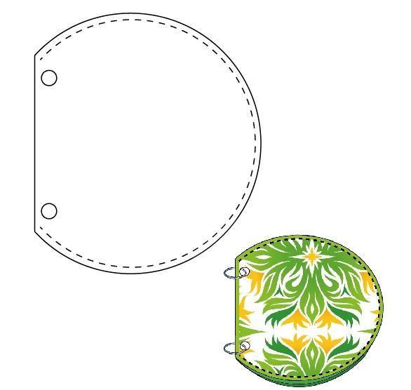 Mini Label Semicircle Scrapbook Dies - kokorosastudio.com