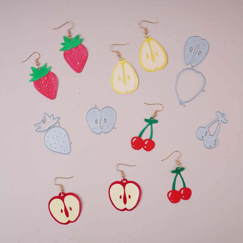 Kokorosa Earring Metal Cutting Dies with Fruit Shape