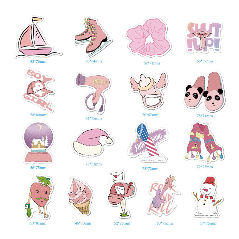 Kokorosa Dream Baby Pink Stickers (35pcs)