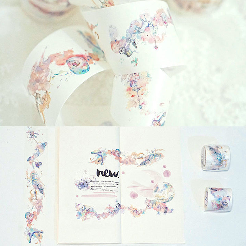 Kokorosa DIY Handmade Decoration Dream Scenery Washi Tape